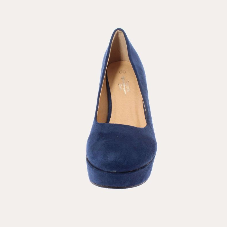 Zapato Taco Azul Marino Vía Franca Mujer Art: 5063010NAVY-2