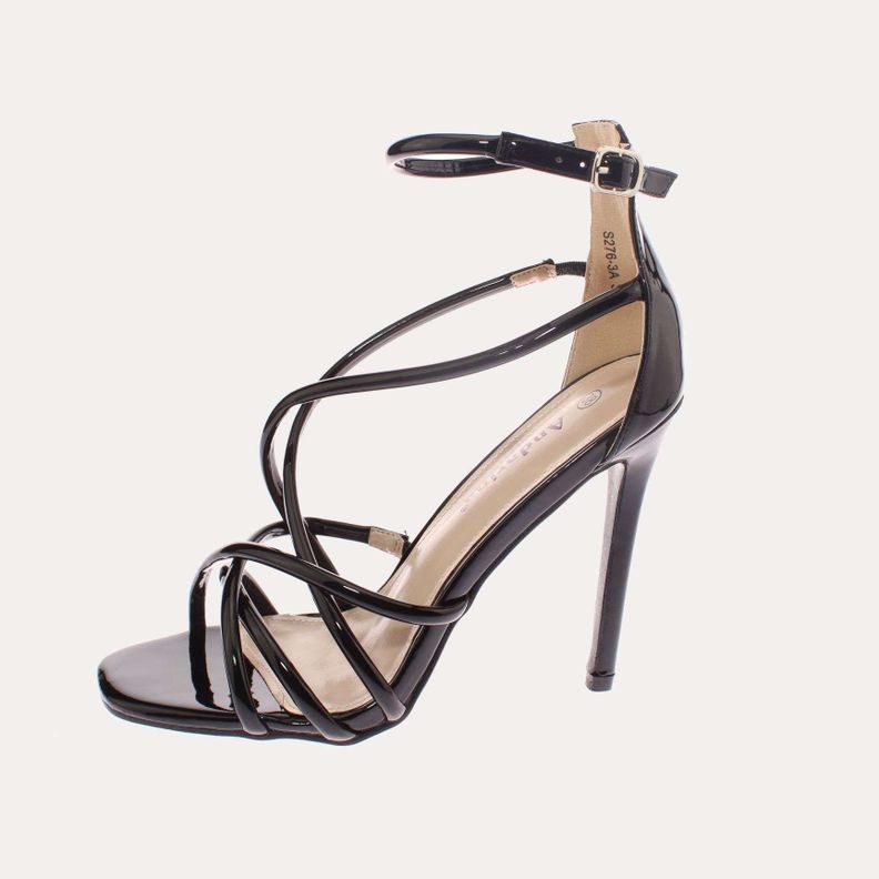 Zapato Tacón Negro Vía Franca Mujer Art: 5S273ABLACK-1