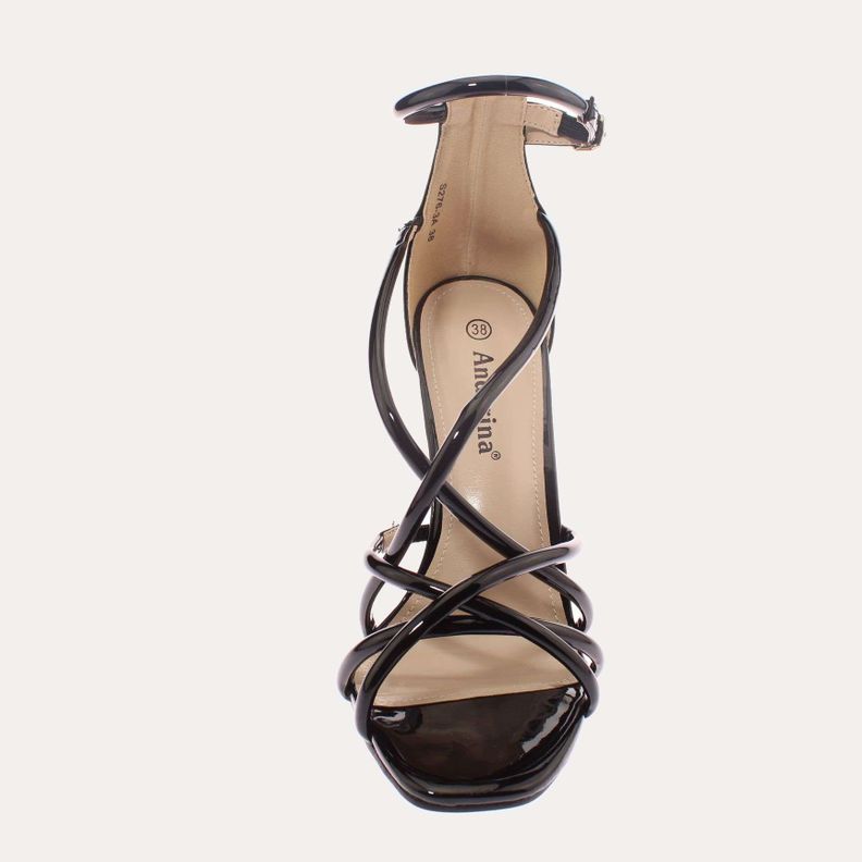 Zapato Tacón Negro Vía Franca Mujer Art: 5S273ABLACK-2