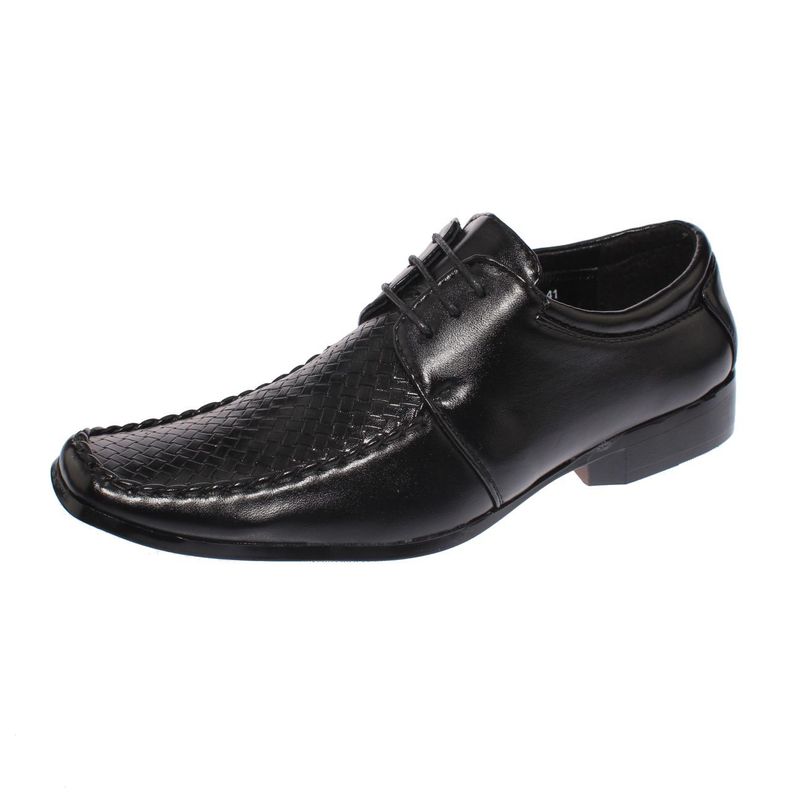 Zapato Formal Negro Vía Franca Hombre