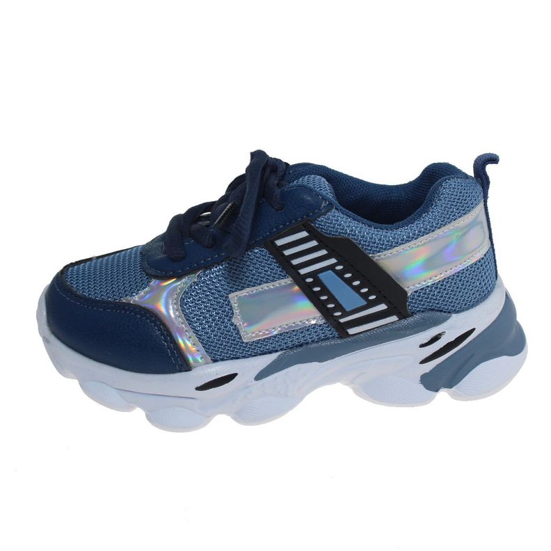 Zapatilla Azul Vía Franca Niña-3