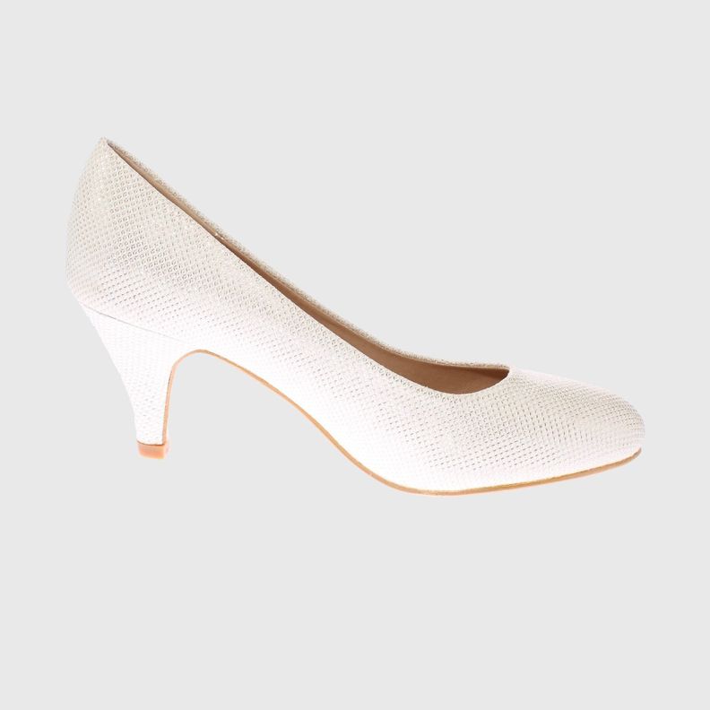 Zapato taco Blanco Vía Franca Mujer-3