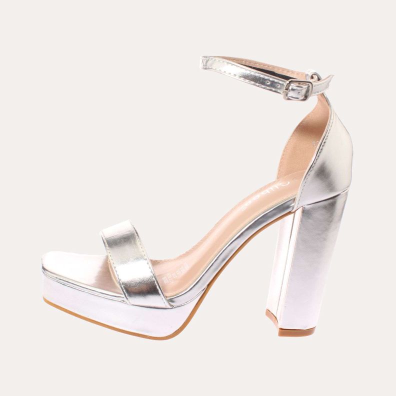 Sandalia Plateado Vía Franca Mujer Art: 5K26SILVERY-1