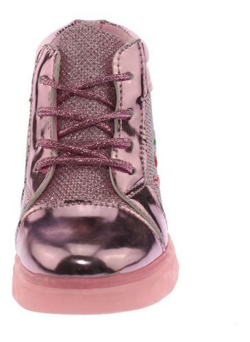 Zapatilla Con Luces Para Niño Color Rosa-2