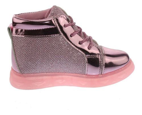 Zapatilla Con Luces Para Niño Color Rosa-3