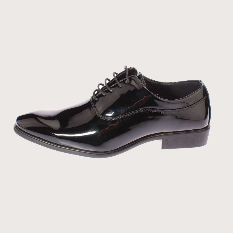 Zapato Negro Vía Franca Hombre Art: 8L810BLACK-1