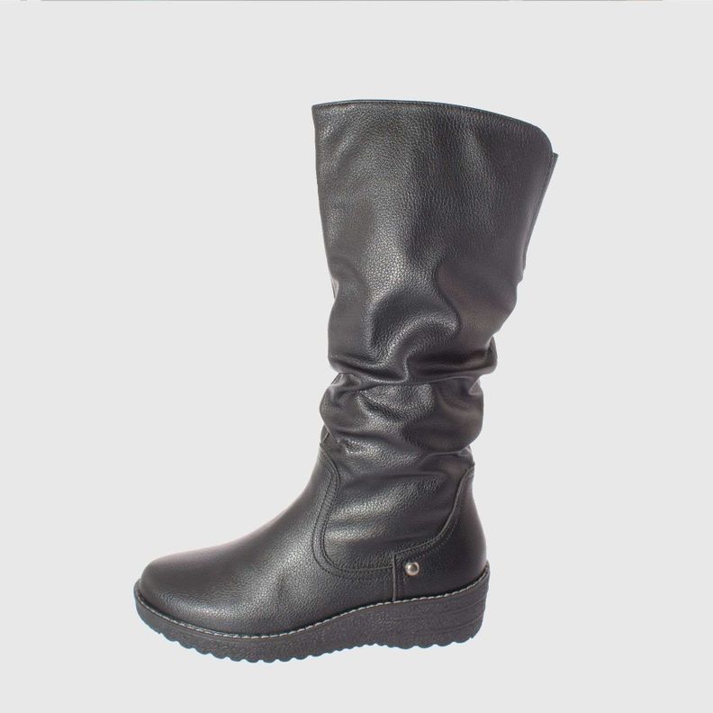Bota Negro Vía Franca Mujer-1