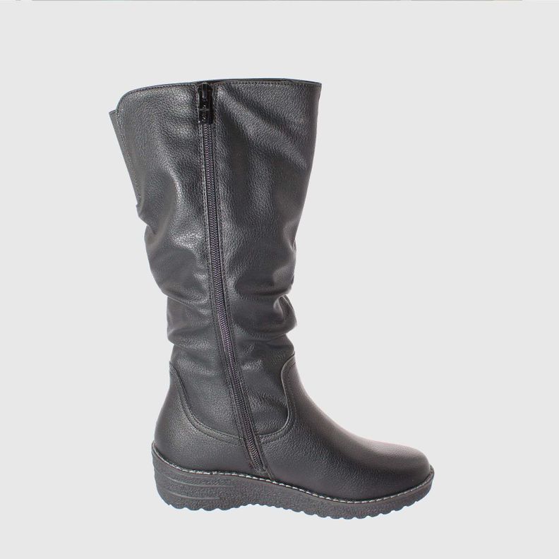 Bota Negro Vía Franca Mujer-3