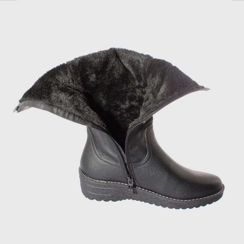 Bota Negro Vía Franca Mujer-4
