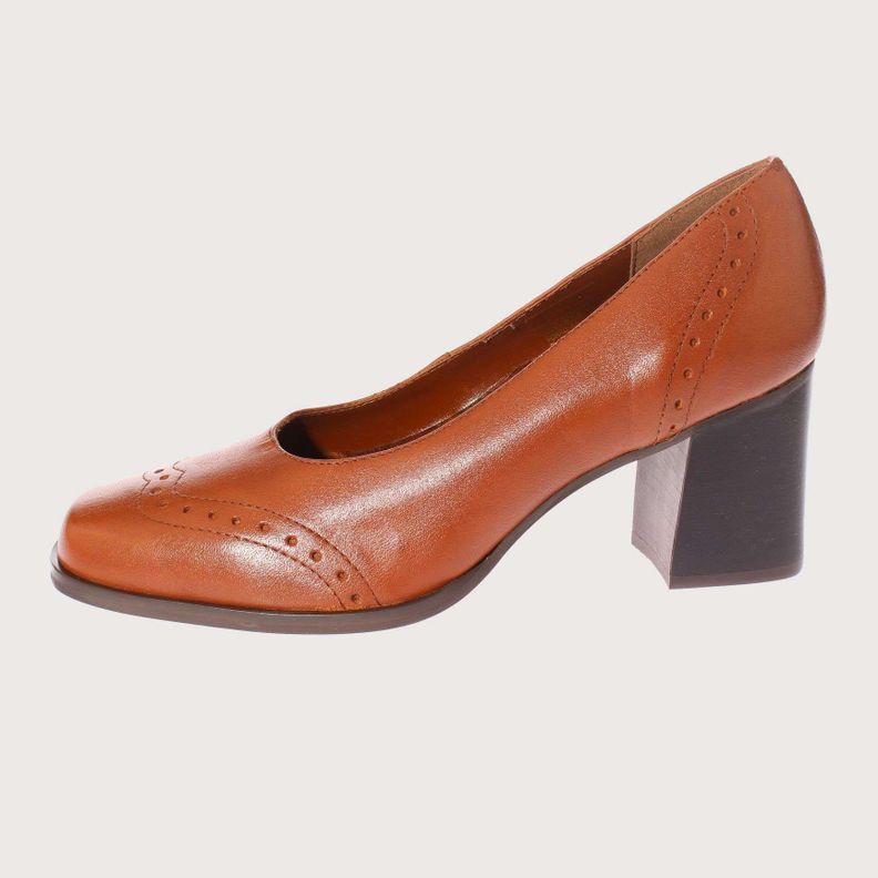 Zapato taco Café Vía Franca Mujer Art: 5OL4564RUST-1