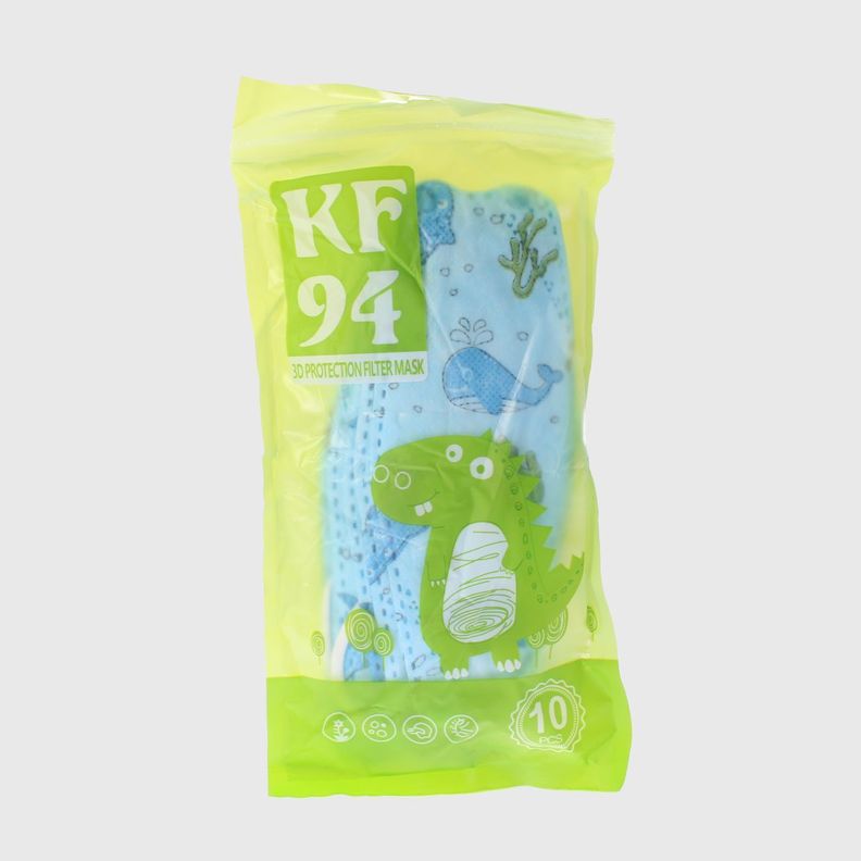 Pack 10 Mascarillas Niña KF94 CelesteVía Franca Niño-3