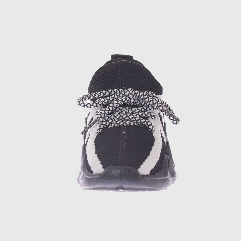 Zapatilla Kids Negro Gris Vía Franca Niño-2