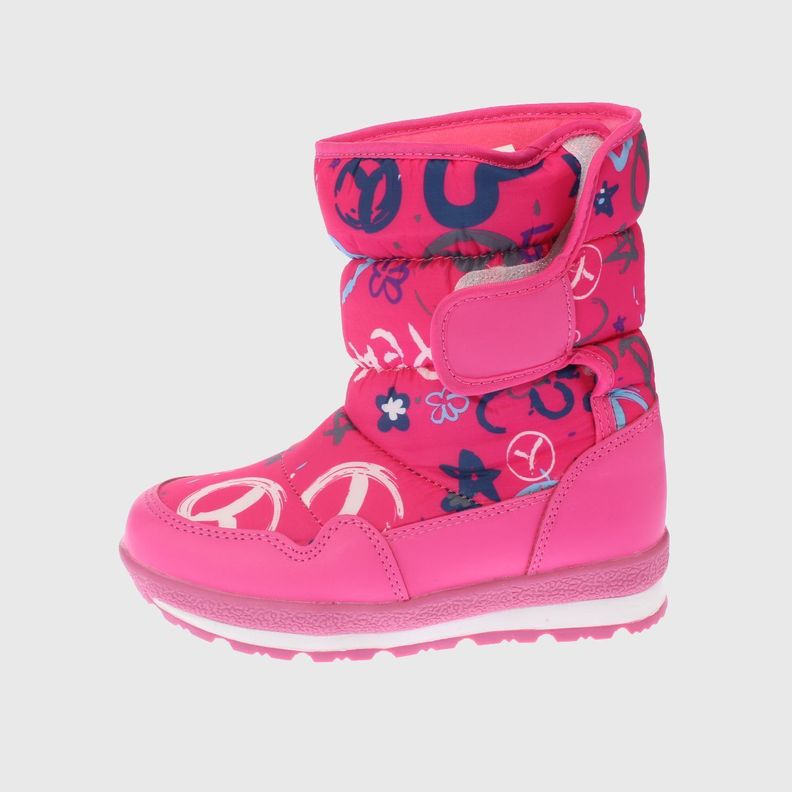 Bota Nieve Rosado Vía Franca Niña-1