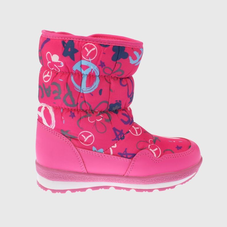 Bota Nieve Rosado Vía Franca Niña-3