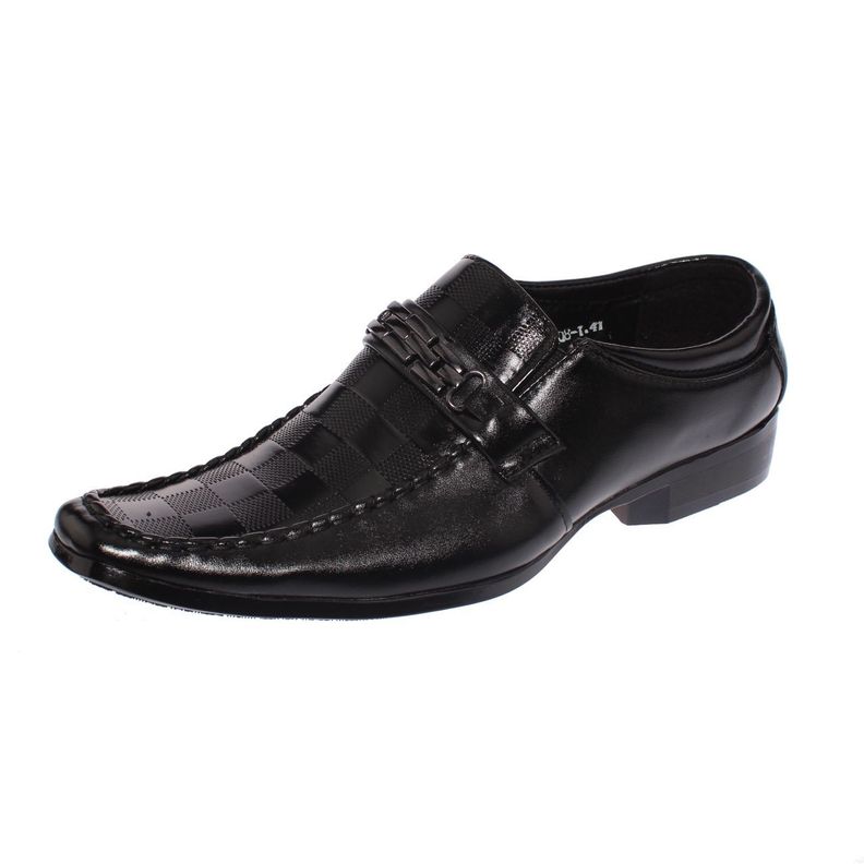 Mocasín Negro Vía Franca Hombre-0