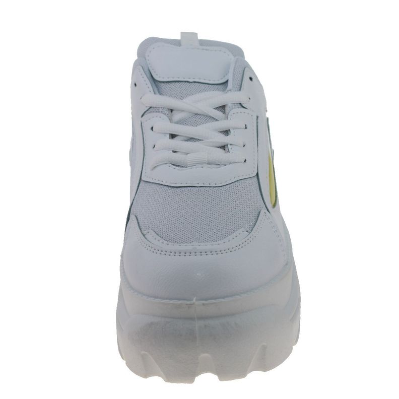 Zapatilla Terraplen Blanco/Amarillo Vía Franca Mujer-2