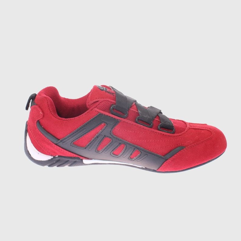 Zapatilla Rojo/Azul Vía Franca Mujer-3