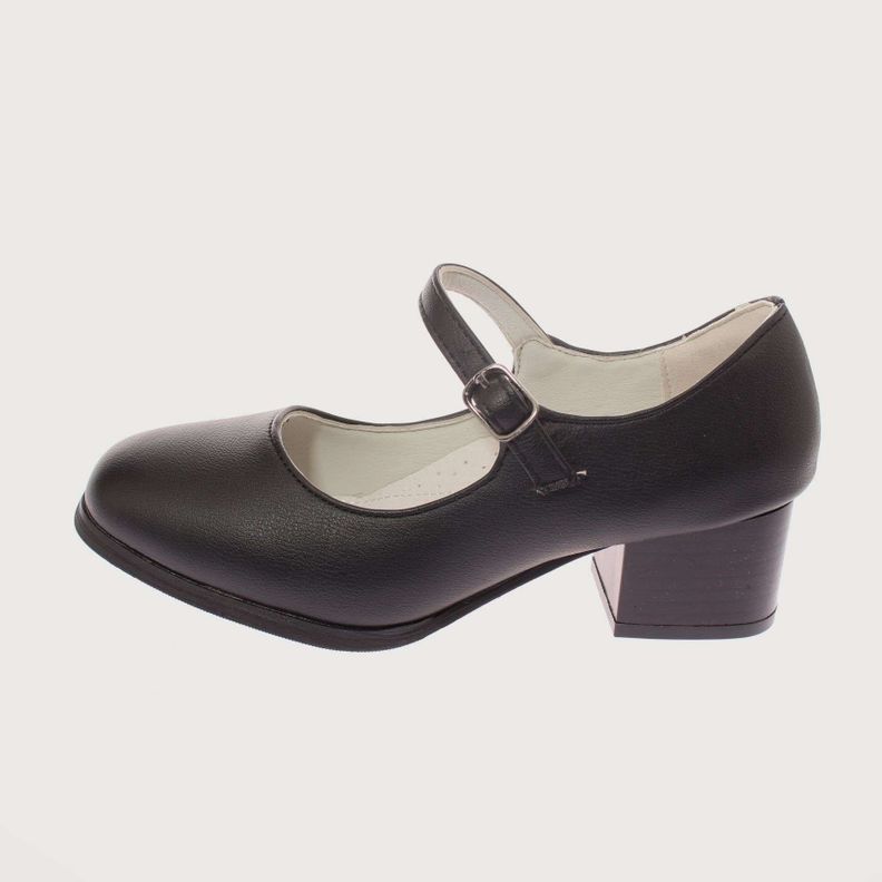 Zapato Cueca Negro Vía Franca Mujer Art: 5JLB03509BLACK-1
