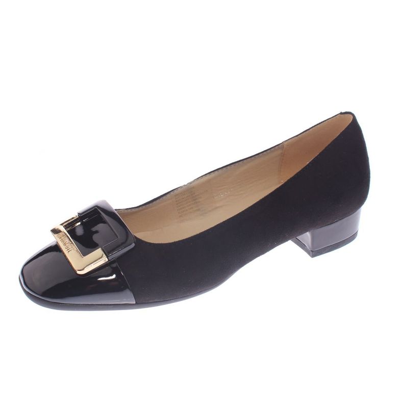 Zapato Taco Negro Vía Franca Mujer-0