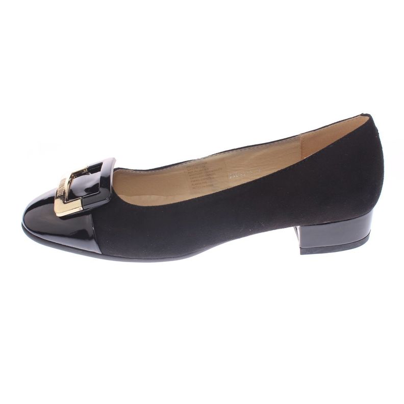 Zapato Taco Negro Vía Franca Mujer-1