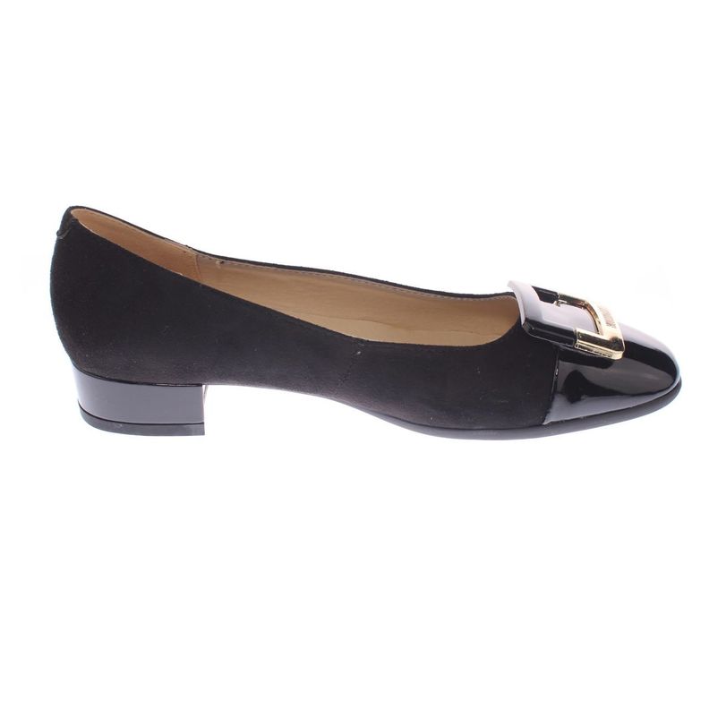 Zapato Taco Negro Vía Franca Mujer-3