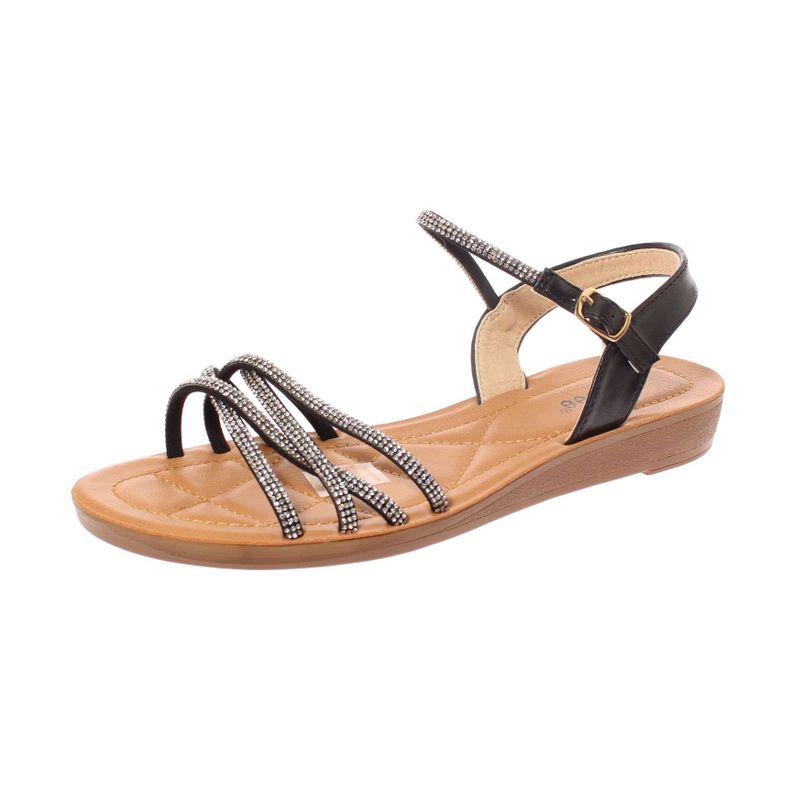 Sandalia Negro Vía Franca Mujer Art: 5KD50BLACK-0