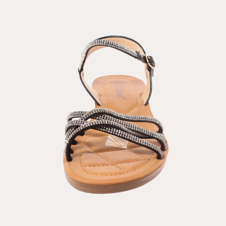 Sandalia Negro Vía Franca Mujer Art: 5KD50BLACK-2