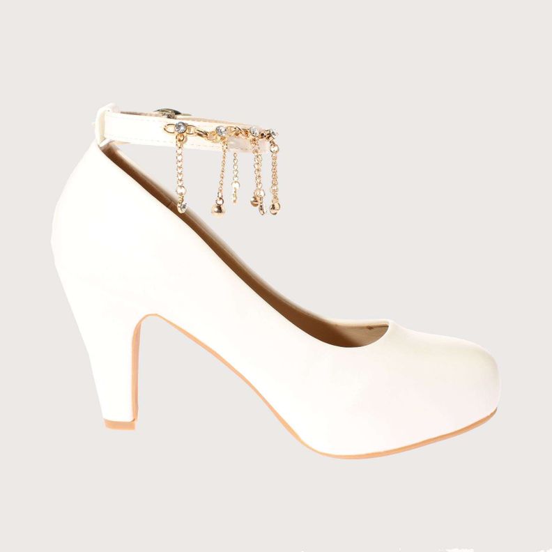 Zapato Fiesta Blanco Vía Franca Mujer Art: 56225WHITE-3