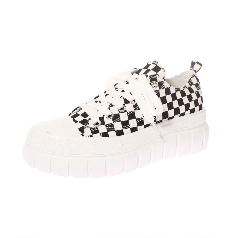 Zapatilla Lona Negro Vía Franca Mujer-0
