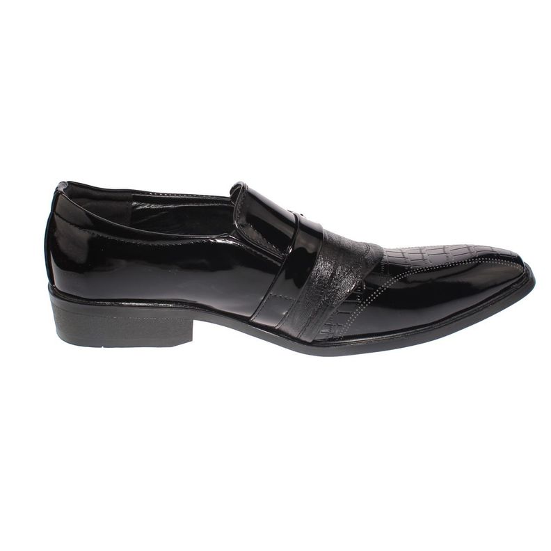 Mocasín Negro Vía Franca Hombre-1