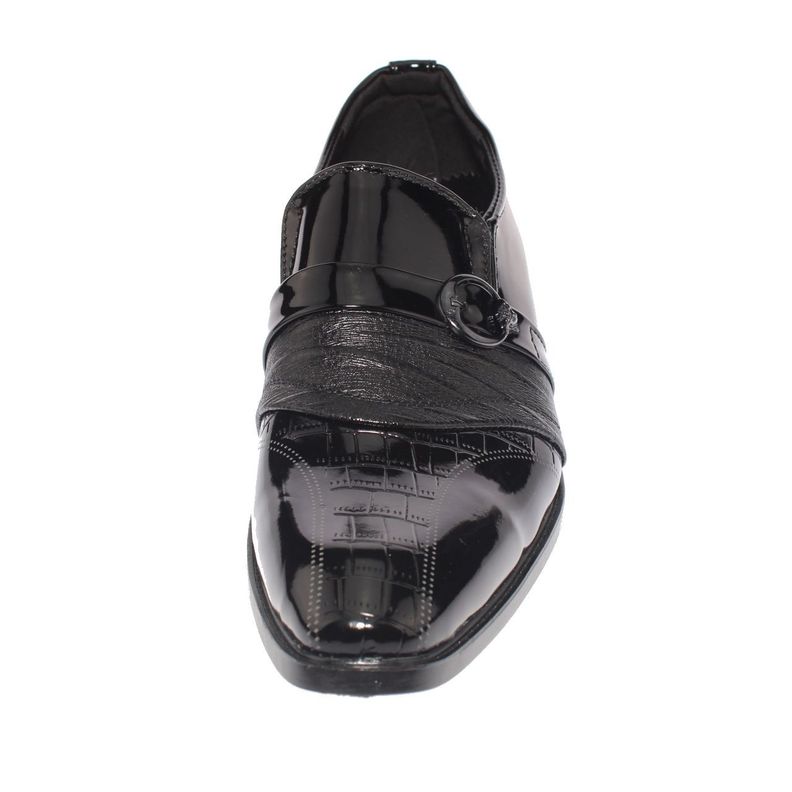Mocasín Negro Vía Franca Hombre-2
