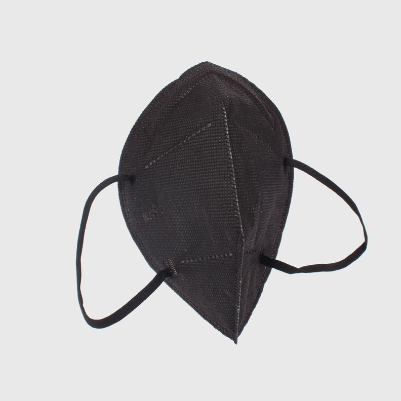 Pack 10 Mascarillas KN95 Negra Negro Vía Franca Unisex-1