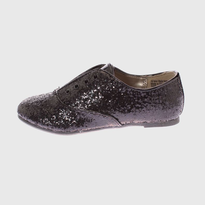 Zapato Vestir Negro Vía Franca Niño-1