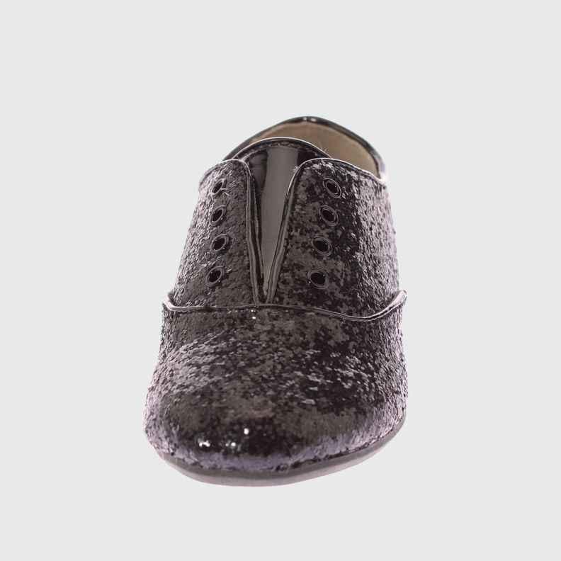 Zapato Vestir Negro Vía Franca Niño-2