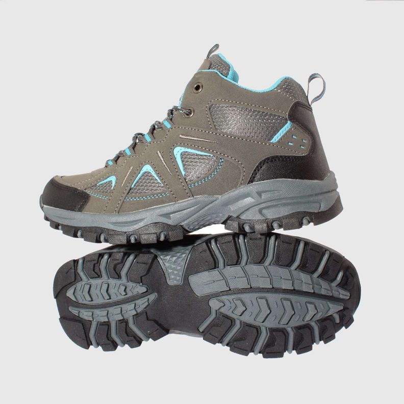 Zapatilla Outdoor Gris/Azul Vía Franca Mujer-1
