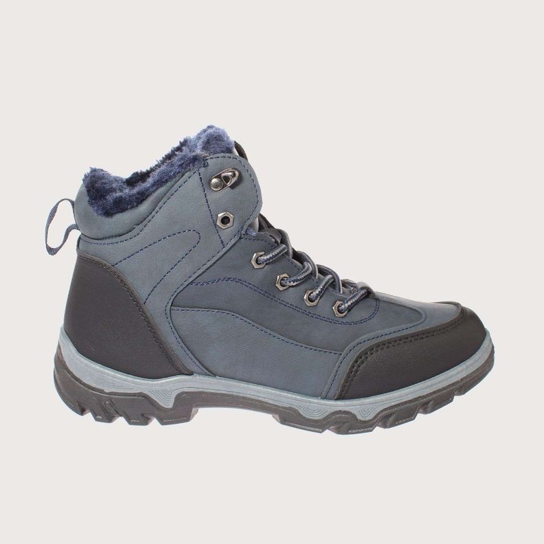 Botín Azul Marino Vía Franca Hombre Art: 8HXW028483BLACKNAVY-3