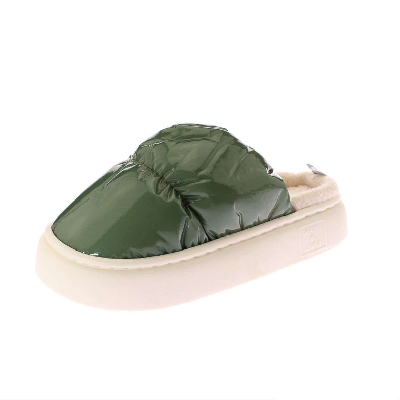 Pantufla Verde claro Vía Franca Mujer-0