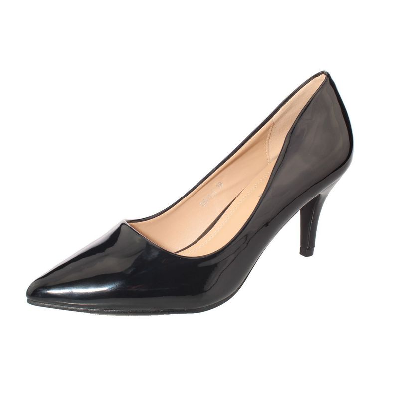 Zapato taco Negro Vía Franca Mujer-0