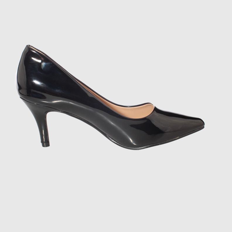 Zapato taco Negro Vía Franca Mujer-3
