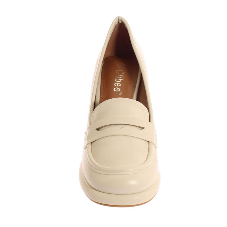 Zapato Tacón Blanco Vía Franca Mujer Art: 5W116BEIGE-2