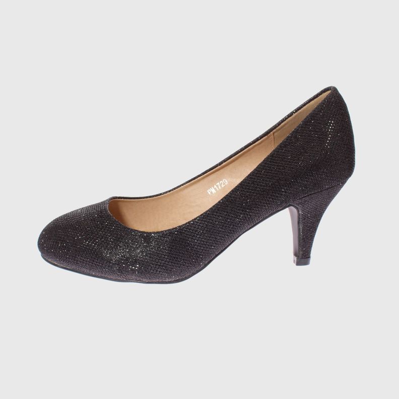 Zapato taco Negro Vía Franca Mujer-1
