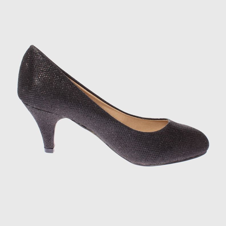 Zapato taco Negro Vía Franca Mujer-3