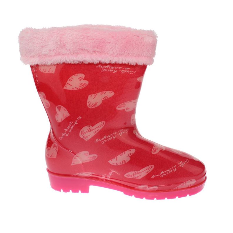 Bota LluVía Rojo Vía Franca Niña-1