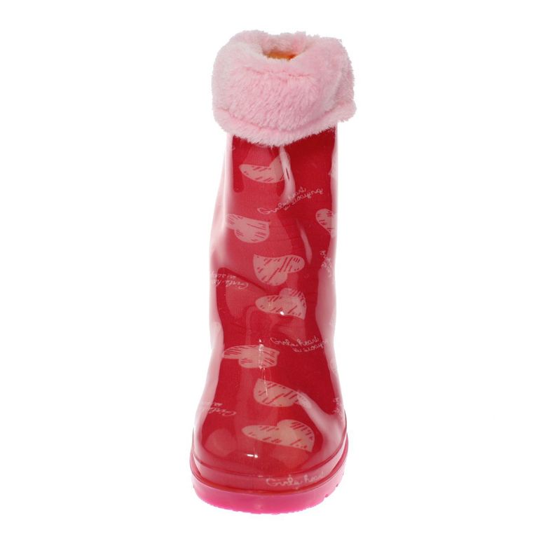 Bota LluVía Rojo Vía Franca Niña-3