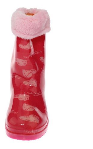 Bota LluVía Rojo Vía Franca Niña-5