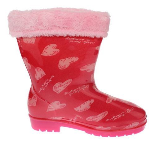 Bota LluVía Rojo Vía Franca Niña-6