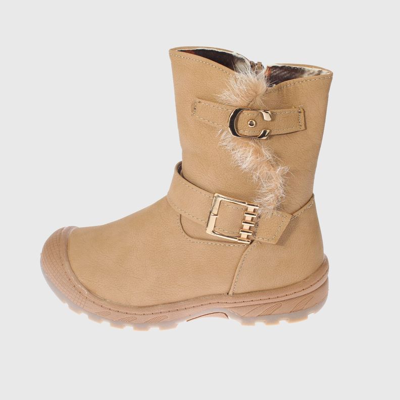 Bota Niña Beige Vía Franca Niña Art: 3ASK72909BEIGE-4