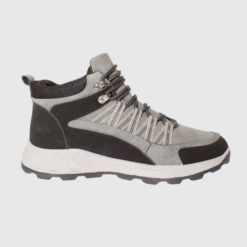 Zapatilla outdoor Gris Vía Franca Hombre-3