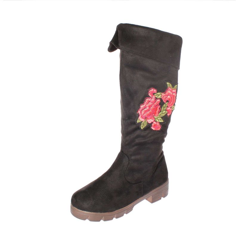 Bota Negro Vía Franca Niña-0