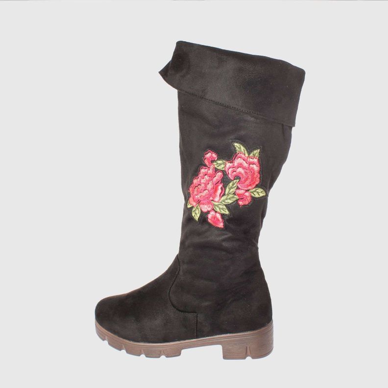 Bota Negro Vía Franca Niña-1